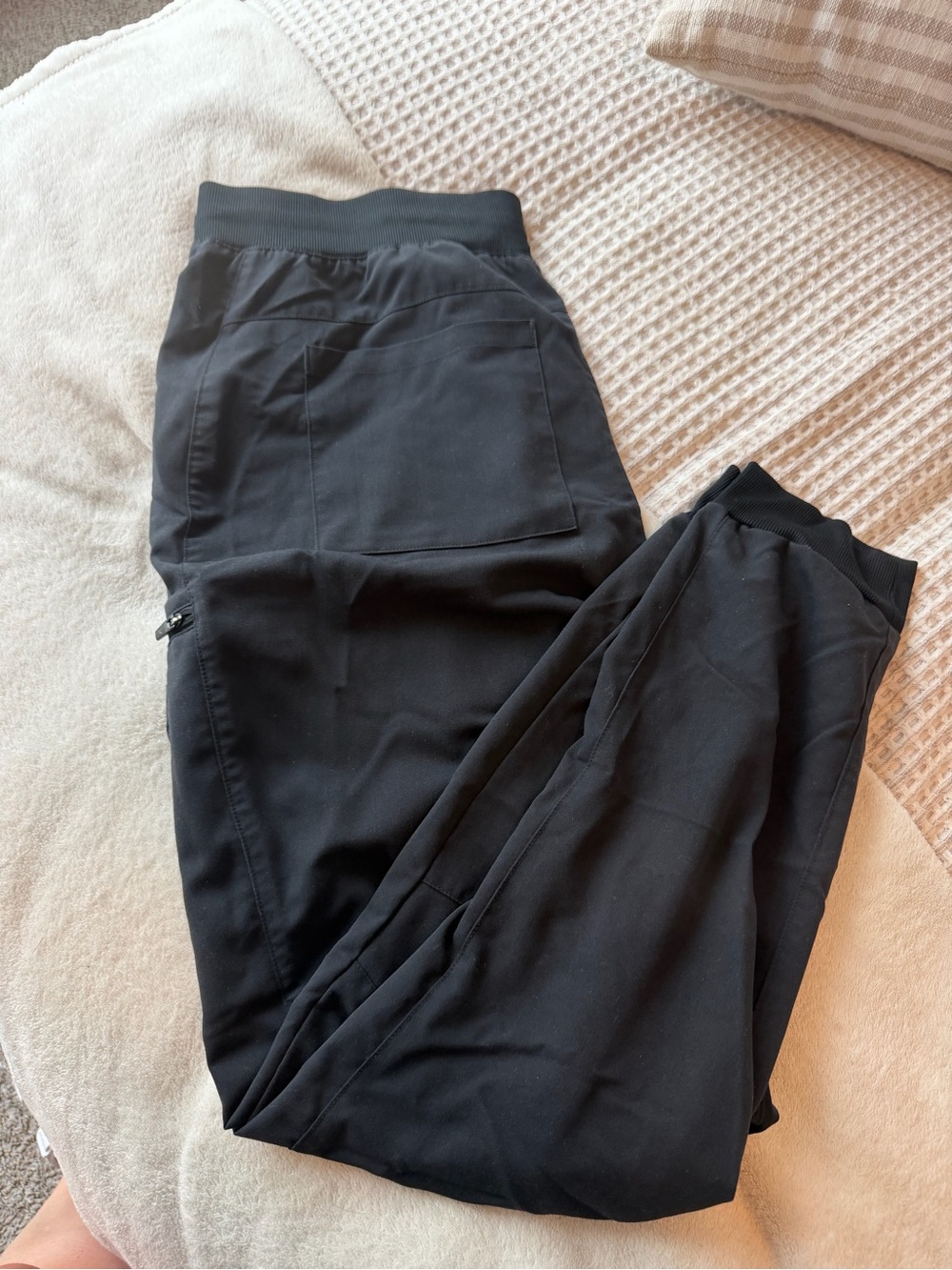 Fabletics Black Track Joggers